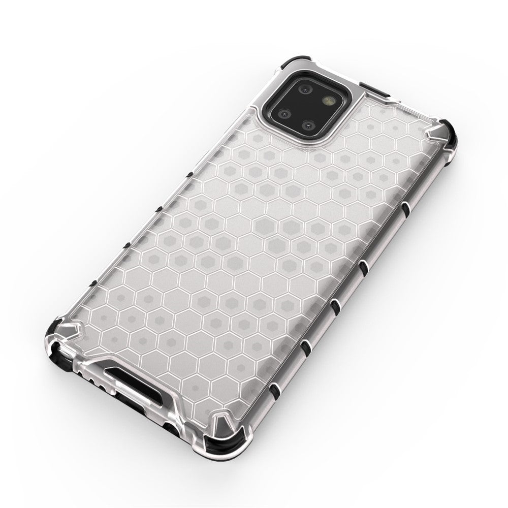 Honeycomb-mønstret Stødresistent TPU + PC Hybrid Cover til Samsung Galaxy A81/Note 10 Lite