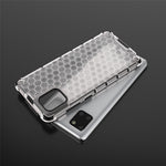 Honeycomb-mønstret Stødresistent TPU + PC Hybrid Cover til Samsung Galaxy A81/Note 10 Lite