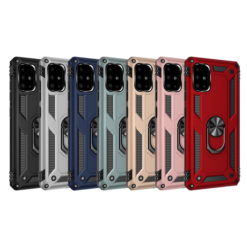 Hybrid Cover PC TPU Kickstand Armor Phone Case for Samsung Galaxy A71