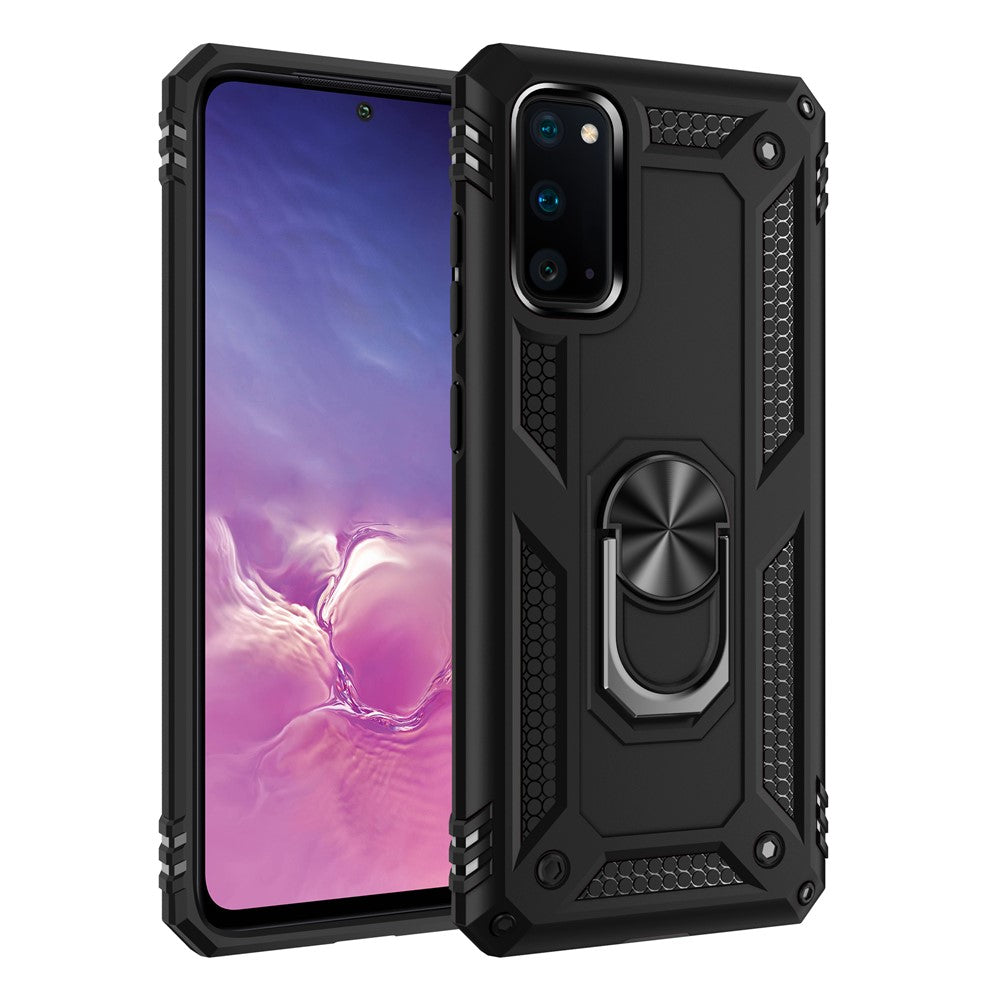 Hybrid PC TPU Kickstand Armor Cell Phone Casing for Samsung Galaxy S20 4G/S20 5G
