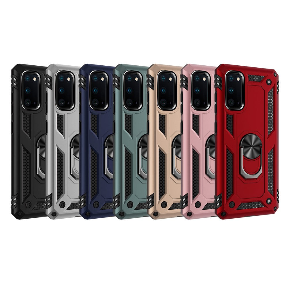 Hybrid PC TPU Kickstand Armor Cell Phone Casing for Samsung Galaxy S20 4G/S20 5G