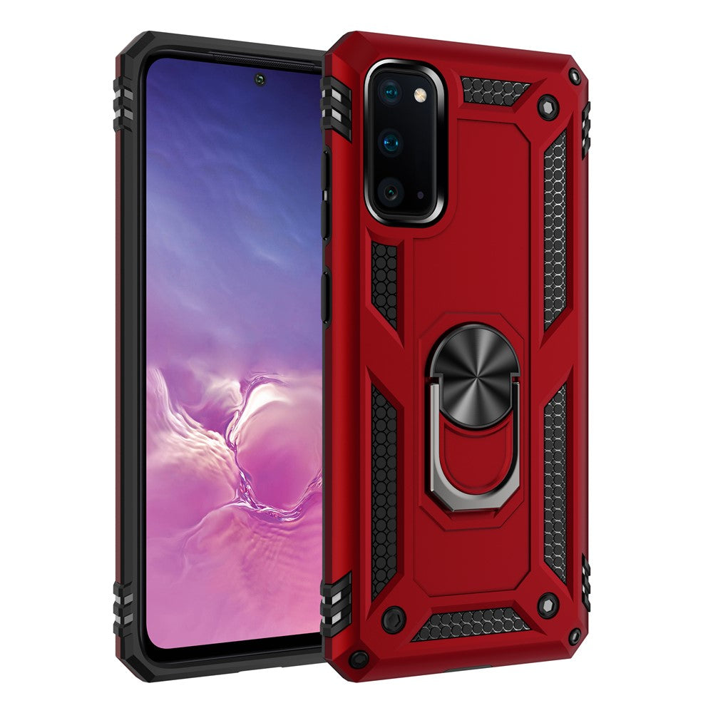 Hybrid PC TPU Kickstand Armor Cell Phone Casing for Samsung Galaxy S20 4G/S20 5G