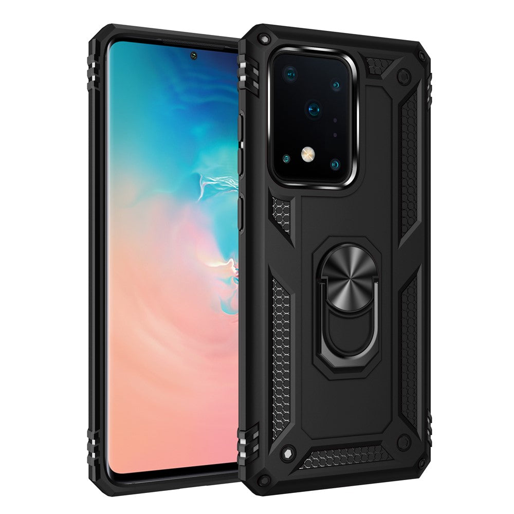 Hybrid PC TPU Kickstand Shell Armor Phone Casing for Samsung Galaxy S20 Ultra