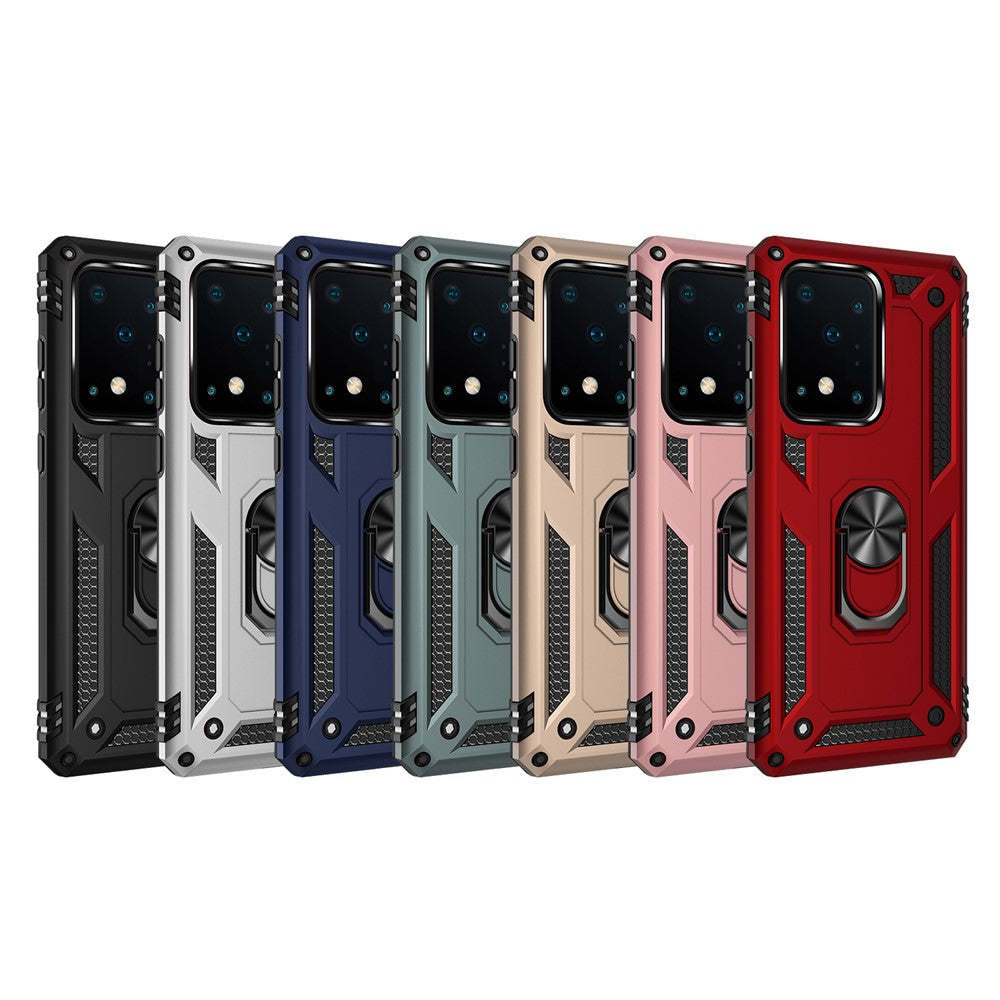 Hybrid PC TPU Kickstand Shell Armor Phone Casing for Samsung Galaxy S20 Ultra