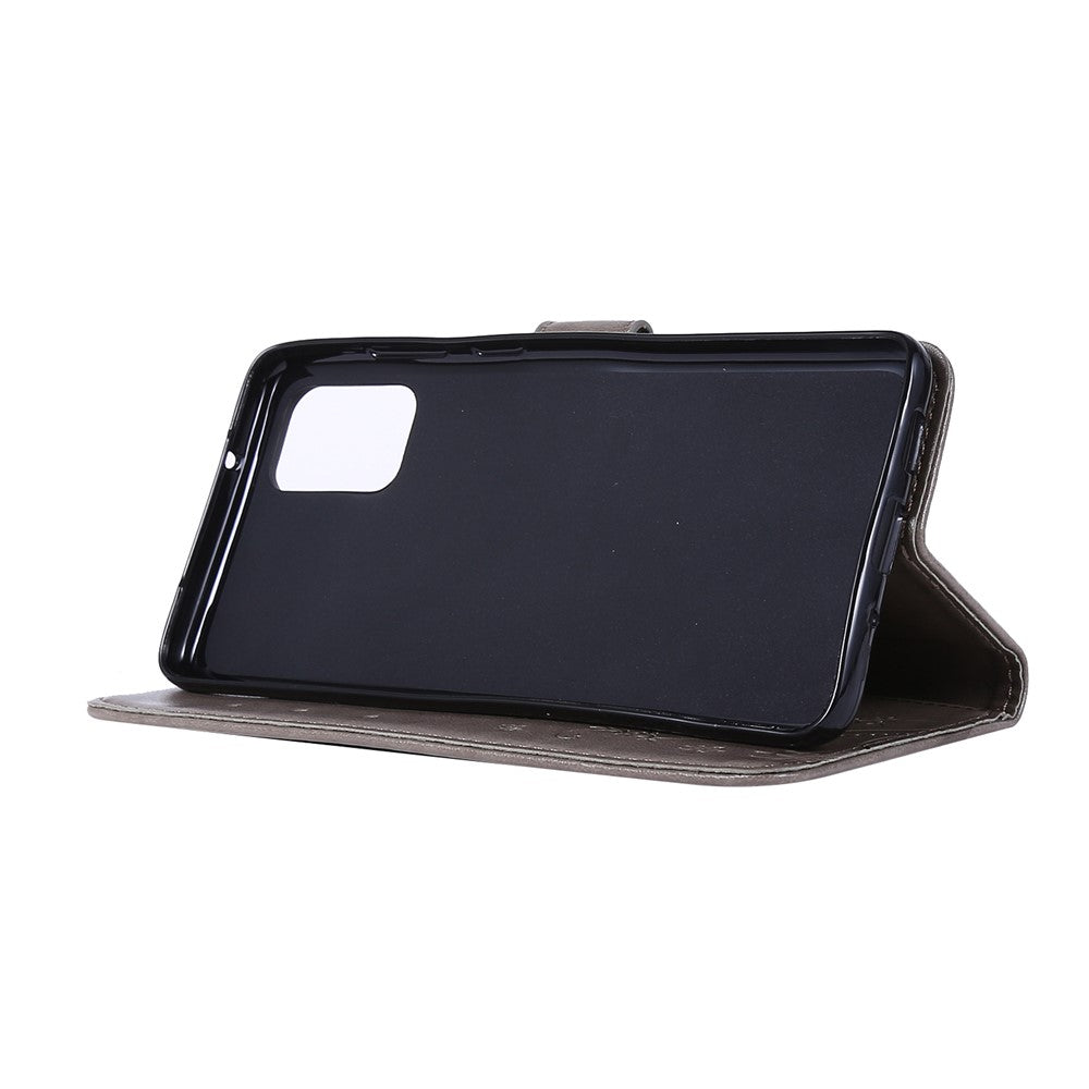 Imprint Butterflies Wallet Stand Flip Leather Phone Case for Samsung Galaxy S20 Plus