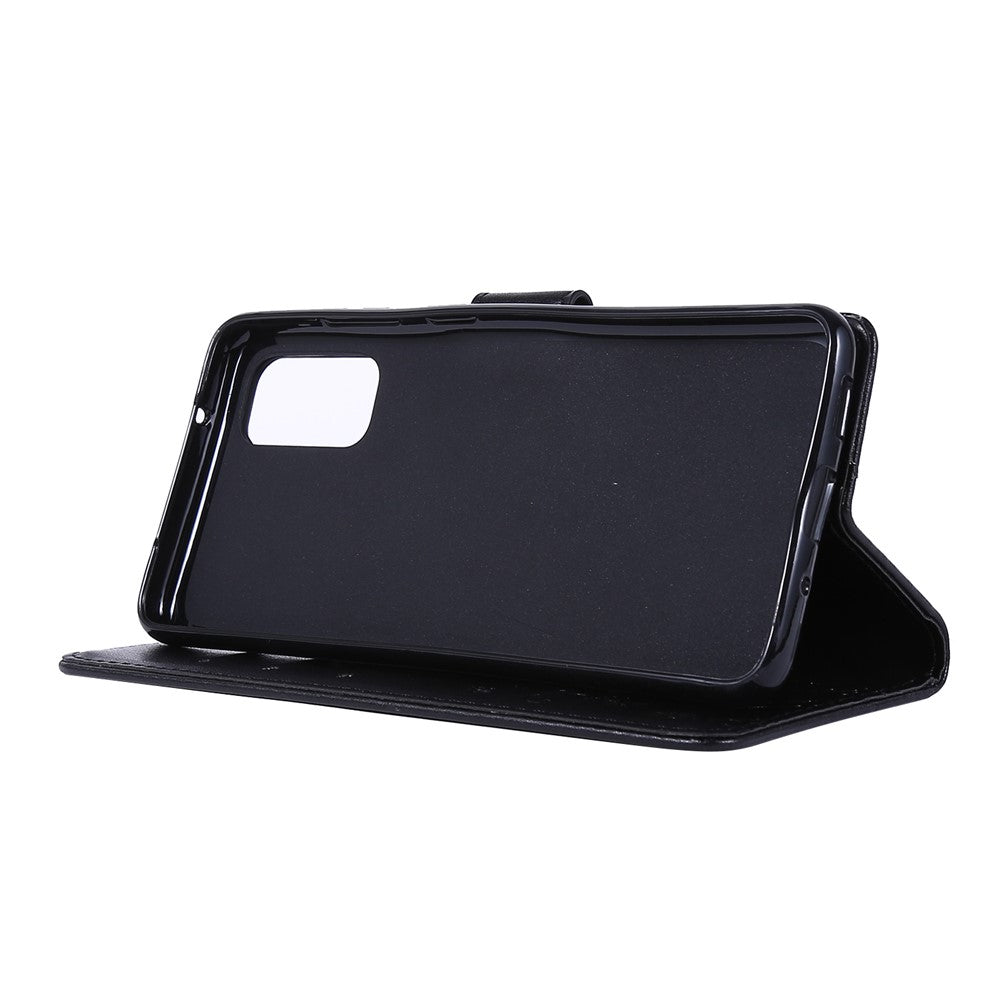 Imprint Butterflies Wallet Stand Flip Leather Case for Samsung Galaxy S20 4G/S20 5G