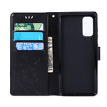 Imprint Butterflies Wallet Stand Flip Leather Case for Samsung Galaxy S20 4G/S20 5G