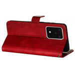 For Samsung Galaxy S20 Ultra PU Leather Cases with Zipper Pocket Wallet Phone Cover Stand