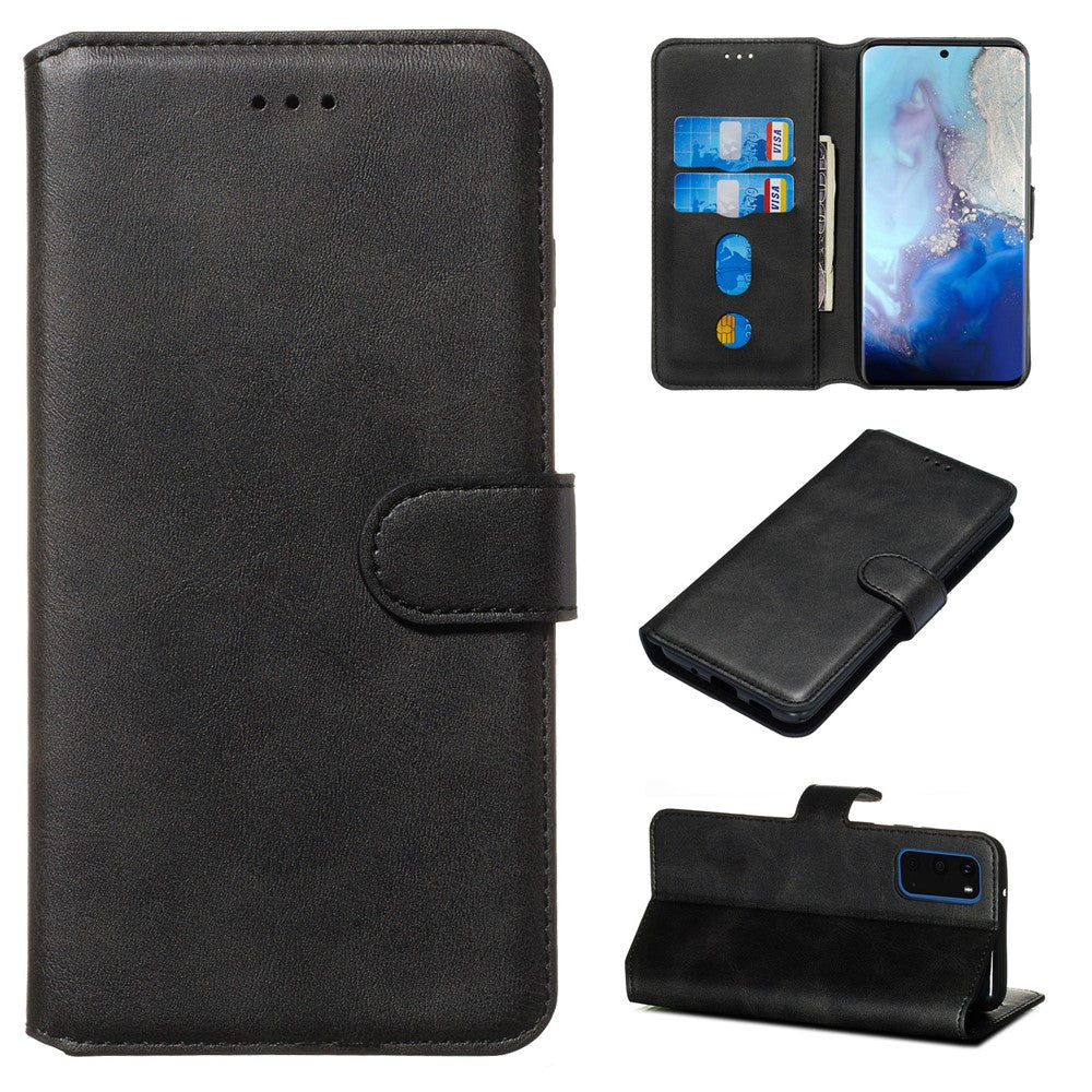 With Wallet Stand Flip Leather Phone Covering for Samsung Galaxy S20 4G/S20 5G