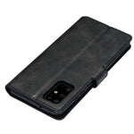 Solid Color Flip Leather Wallet Phone Cover for Samsung Galaxy S20 Plus