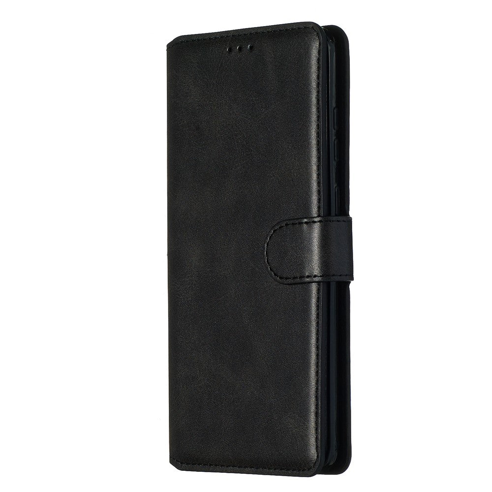 Solid Color Flip Leather Wallet Phone Cover for Samsung Galaxy S20 Plus