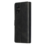 Solid Color Flip Leather Wallet Phone Cover for Samsung Galaxy S20 Plus