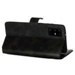 Solid Color Flip Leather Wallet Phone Cover for Samsung Galaxy S20 Plus
