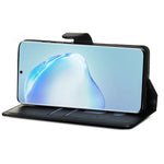 Solid Color Flip Leather Wallet Phone Cover for Samsung Galaxy S20 Plus