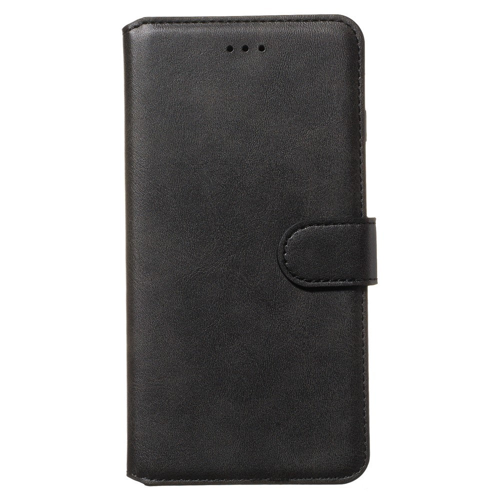Solid Color Classic Flip Leather Wallet Phone Casing for Samsung Galaxy S20 Ultra