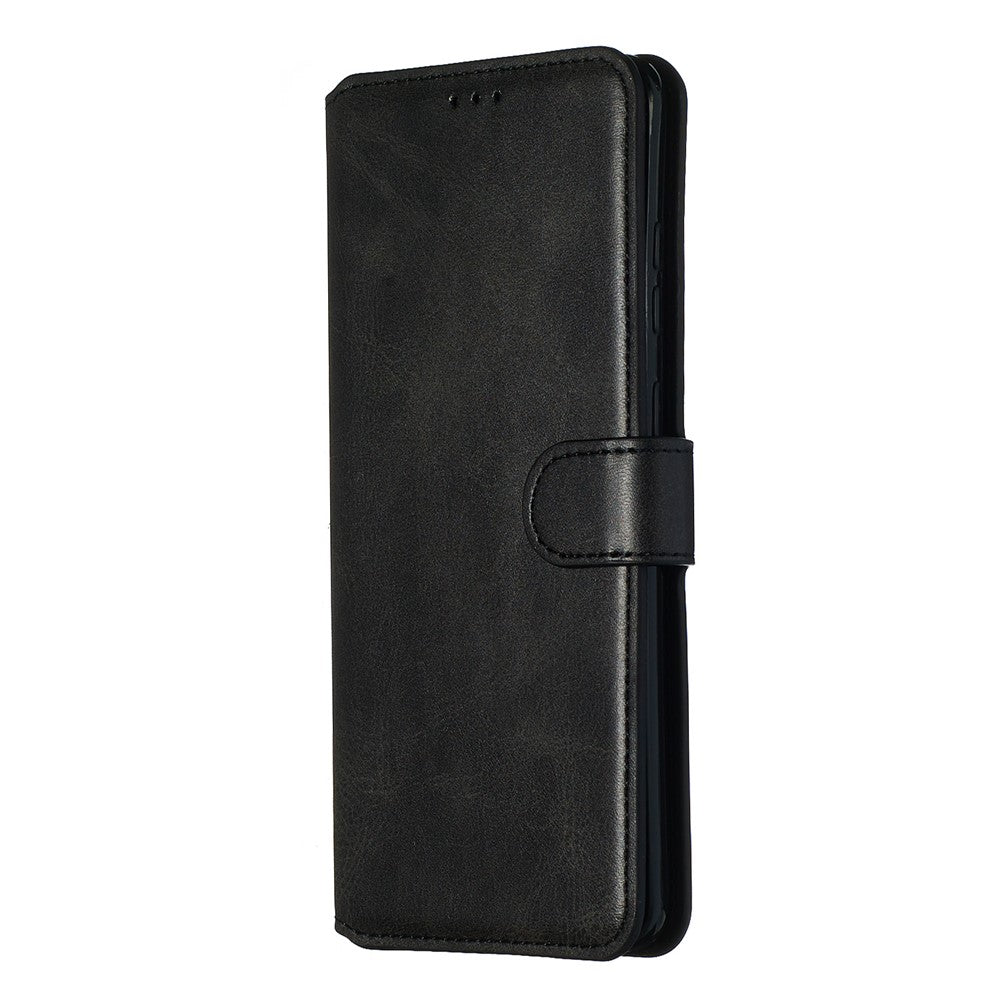 Solid Color Classic Flip Leather Wallet Phone Casing for Samsung Galaxy S20 Ultra