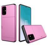 Card Slot PC + TPU Hybrid Phone Case for Samsung Galaxy S20 4G/S20 5G