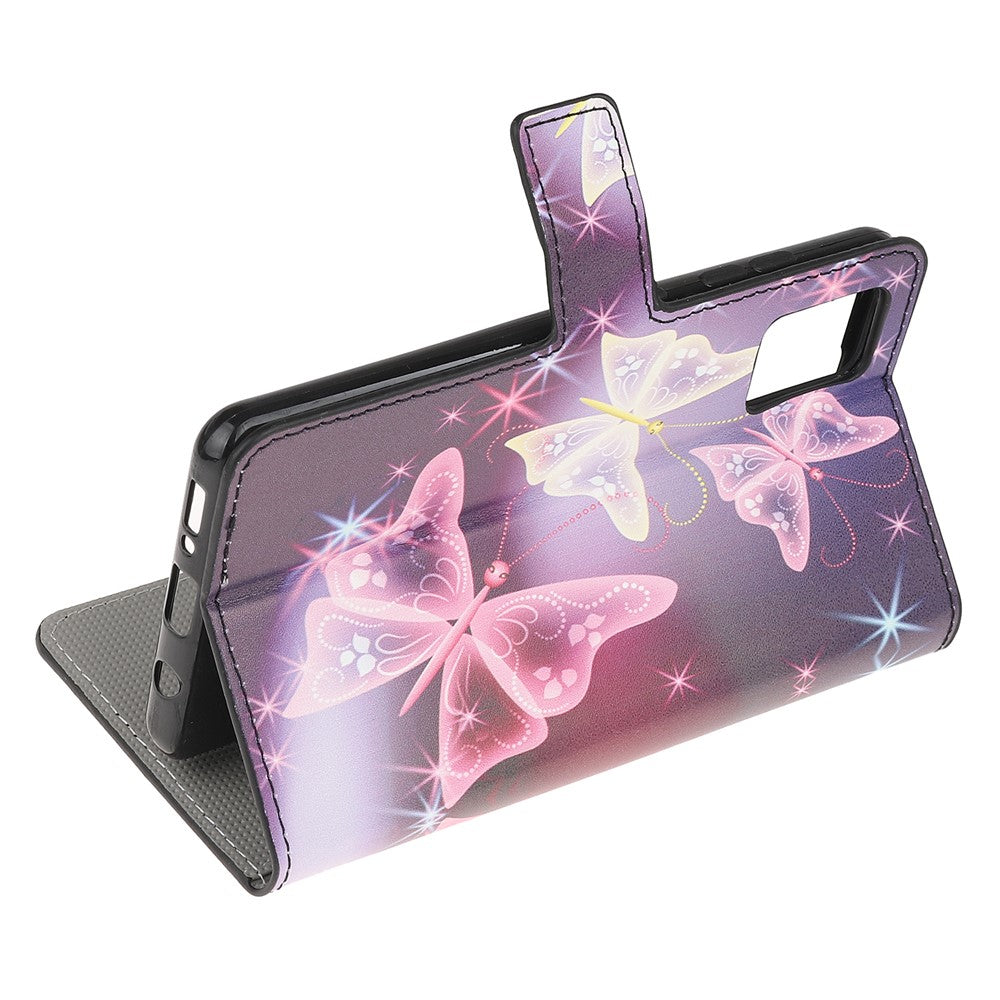 Pattern Printing PU Leather Wallet Stand Phone Casing for Samsung Galaxy A91/S10 Lite/M80s