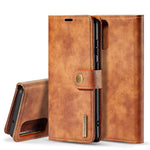 DG.MING For Samsung Galaxy S20 Plus / S20 Plus 5G Wallet Phone Case Detachable 2 in 1 Leather Shell Shockproof Flip Protective Cover