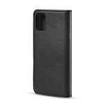 DG.MING For Samsung Galaxy A71 Detachable 2-in-1 Anti-scratch Split Leather Wallet Cover + PC Back Case