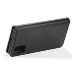 DG.MING For Samsung Galaxy A71 Detachable 2-in-1 Anti-scratch Split Leather Wallet Cover + PC Back Case