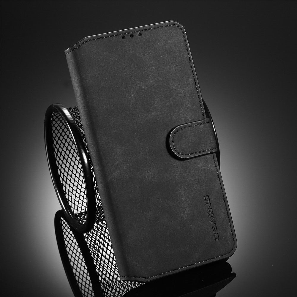 DG.MING Retro Style Wallet Leather Stand Shell Case for Samsung Galaxy A51