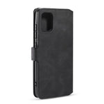 DG.MING Retro Style Wallet Leather Stand Shell Case for Samsung Galaxy A51