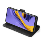 DG.MING Retro Style Wallet Leather Stand Shell Case for Samsung Galaxy A51