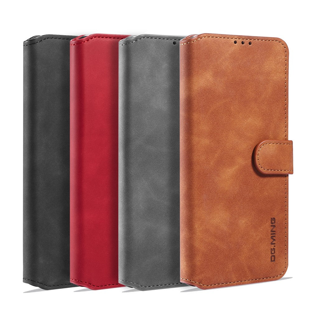 DG.MING Retro with Leather Wallet Case for Samsung Galaxy S20 Ultra