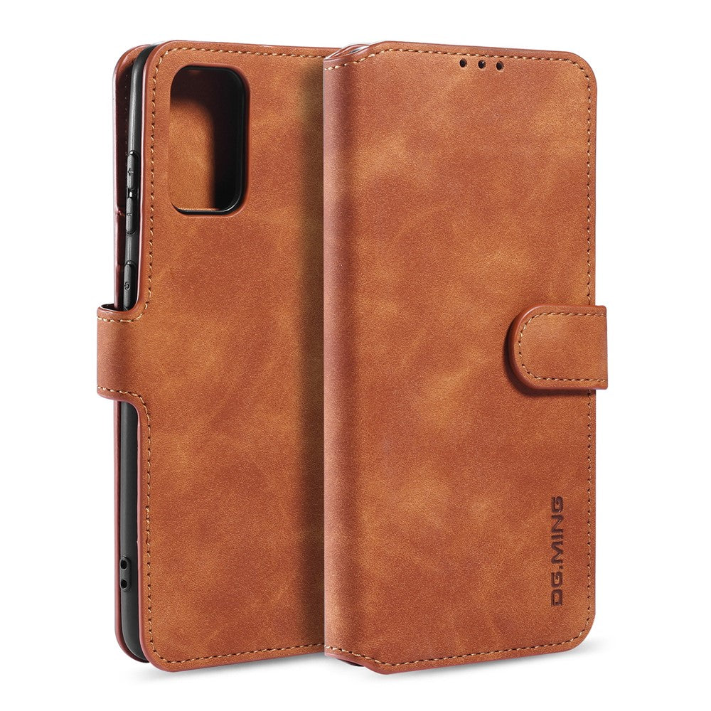 DG.MING Retro with Leather Wallet Case for Samsung Galaxy S20 Ultra
