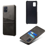 PU-læderbelagt PC-cover med dobbelt kortplads til Samsung Galaxy A51