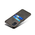 PU-læderbelagt PC-cover med dobbelt kortplads til Samsung Galaxy A51