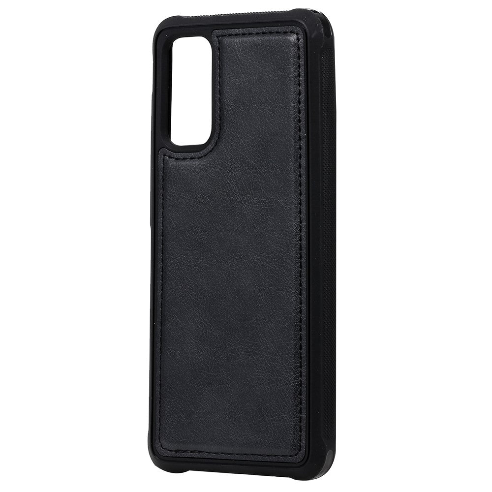 For Samsung Galaxy S20 4G / S20 5G Case 2 in 1 Detachable Magnetic Leather Wallet Mobile Cover with Strap