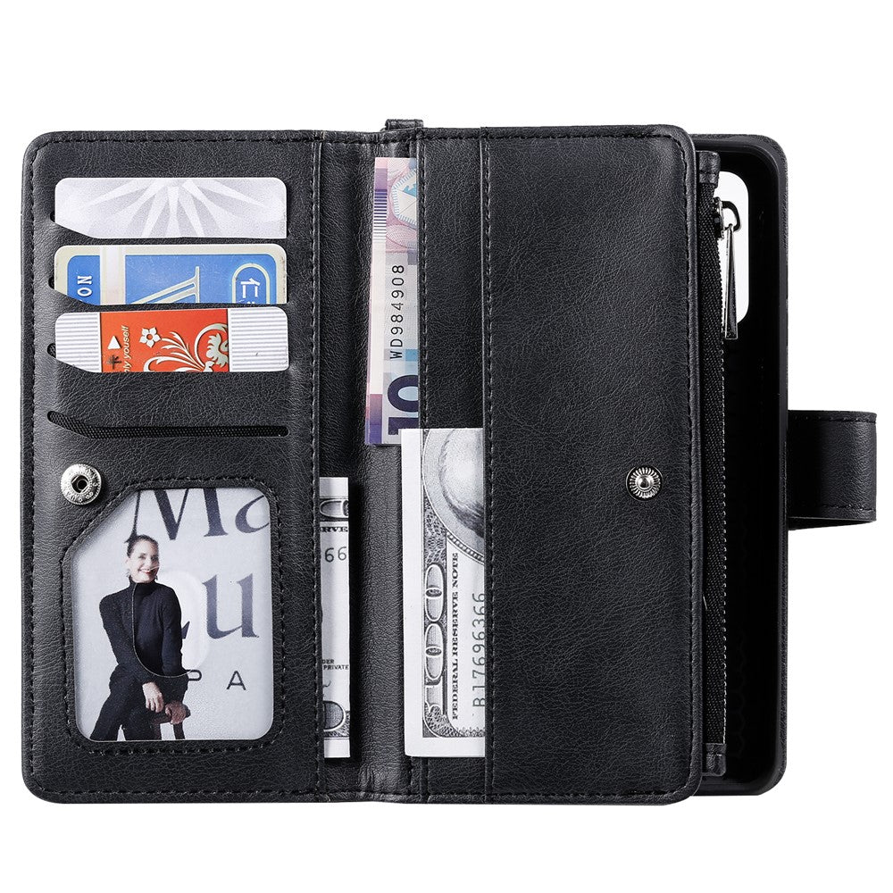 For Samsung Galaxy S20 4G / S20 5G Case 2 in 1 Detachable Magnetic Leather Wallet Mobile Cover with Strap