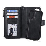 For Samsung Galaxy S20 4G / S20 5G Case 2 in 1 Detachable Magnetic Leather Wallet Mobile Cover with Strap