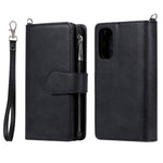 For Samsung Galaxy S20 4G / S20 5G Case 2 in 1 Detachable Magnetic Leather Wallet Mobile Cover with Strap