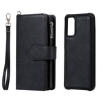 For Samsung Galaxy S20 4G / S20 5G Case 2 in 1 Detachable Magnetic Leather Wallet Mobile Cover with Strap