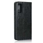 Crazy Horse Genuine Leather Stand Wallet Phone Case for Samsung Galaxy S20 4G/S20 5G