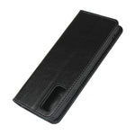Crazy Horse Genuine Leather Stand Wallet Phone Case for Samsung Galaxy S20 4G/S20 5G