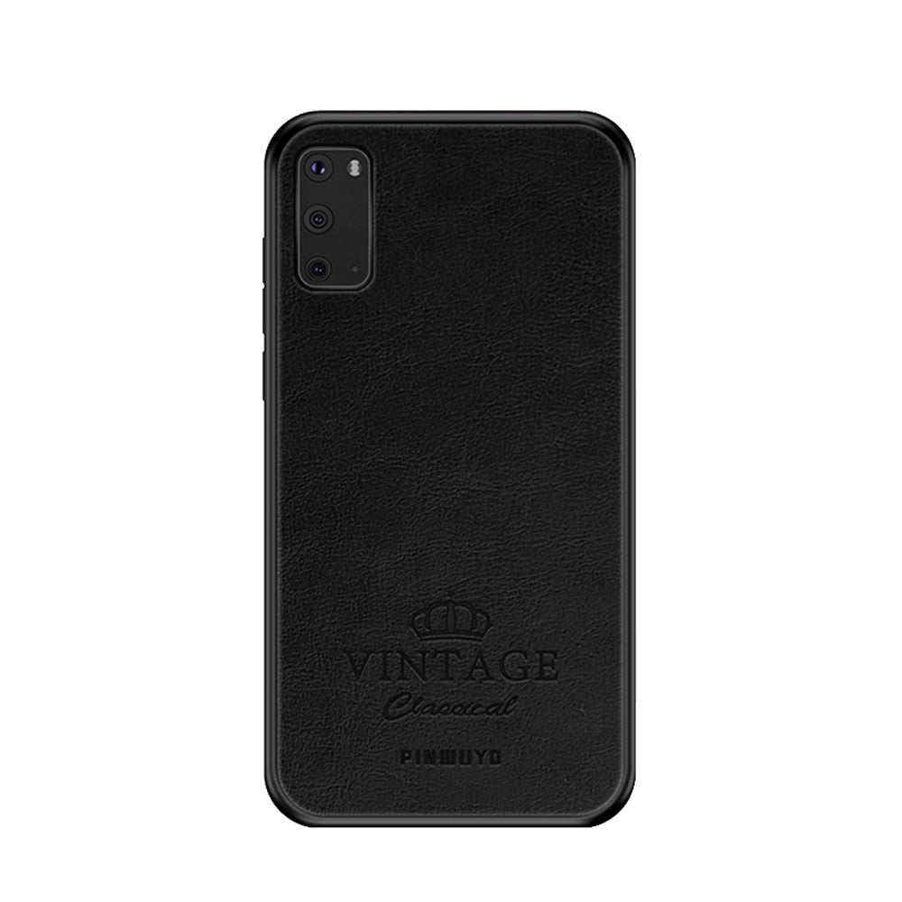 PINWUYO Pin Rui Series PU Leather Coated PC + TPU Phone Shell for Samsung Galaxy S20 4G/S20 5G
