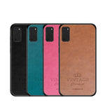 PINWUYO Pin Rui Series PU Leather Coated PC + TPU Phone Shell for Samsung Galaxy S20 4G/S20 5G