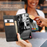 CASEME 013 Series Auto-absorbed Leather Wallet Automatic Closing Stand Case for Samsung Galaxy A51