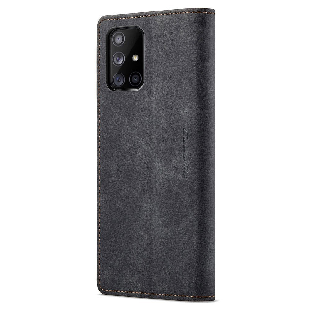 CASEME 013 Series Flip Wallet Leather Phone Cover for Samsung Galaxy A71
