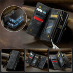 CASEME 008 Series Wallet Vintage PU Leather Case for Samsung Galaxy S20 Plus
