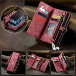 CASEME 008 Series Wallet Vintage PU Leather Case for Samsung Galaxy S20 Plus