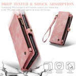 CASEME 008 Series Wallet Vintage PU Leather Case for Samsung Galaxy S20 Plus