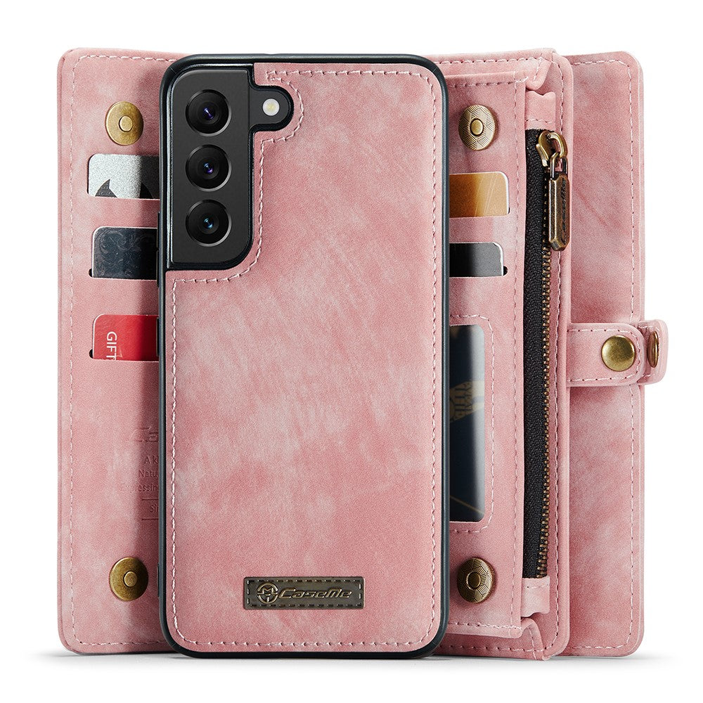 CASEME 008 Series Wallet Vintage PU Leather Case for Samsung Galaxy S20 Plus