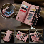 CASEME 008 Series PU Leather Cover for Samsung Galaxy S20 Ultra Wallet Phone Case Shockproof Folio Flip Cover
