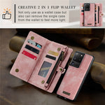 CASEME 008 Series PU Leather Cover for Samsung Galaxy S20 Ultra Wallet Phone Case Shockproof Folio Flip Cover