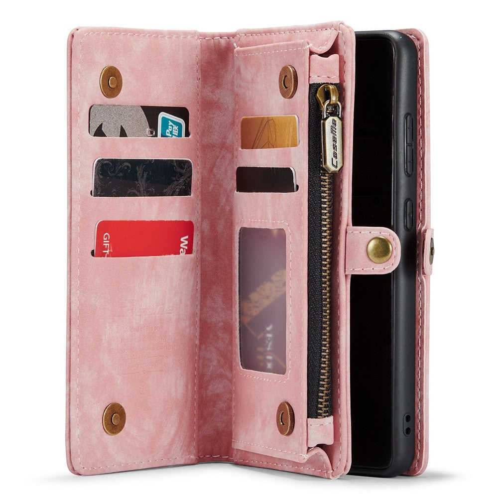 CASEME 008-serien PU-läderskal till Samsung Galaxy S20 Ultra plånboksfodral stötsäkert folio-flipfodral